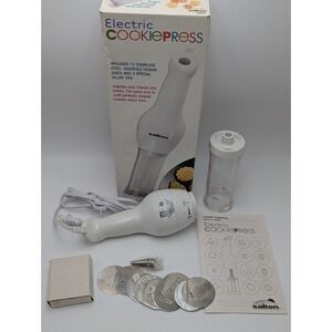 Salton Electric Cookie Press‎ CKM25 COMPLETE Great Shape